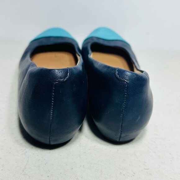 Clarks Shoes Womens Size 7M Alitay Susan Slip On Ballet Flats Colorblock Blue - Picture 5 of 8